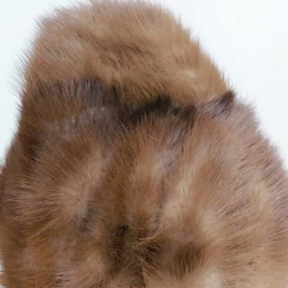 Vintage  AMY Mink Real Fur Hat and Shall main image 8